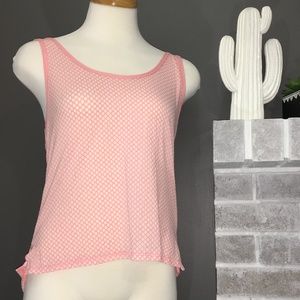 Lululemon pink patterned tank